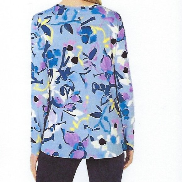 NEW Style&Co Petite High-Low Floral Top - Picture 2 of 7
